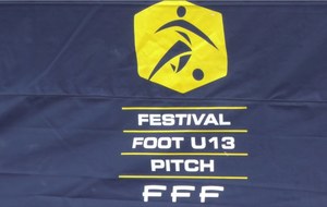 Notre équipe U13 a réussi une belle performance, aujourd’hui, à l'occasion de la finale de départementale du Festival Foot.